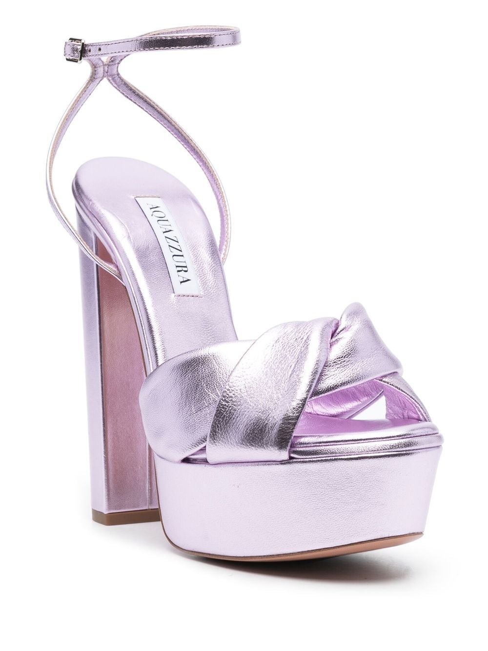 60mm metallic platform sandals - 2