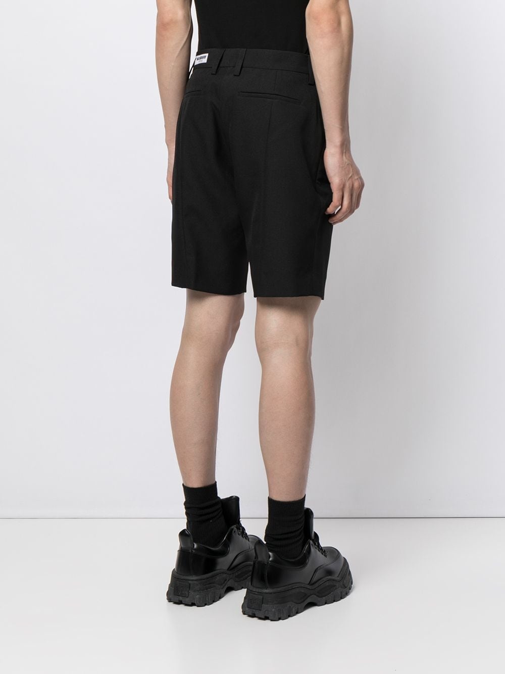 knee-length tailored shorts - 4