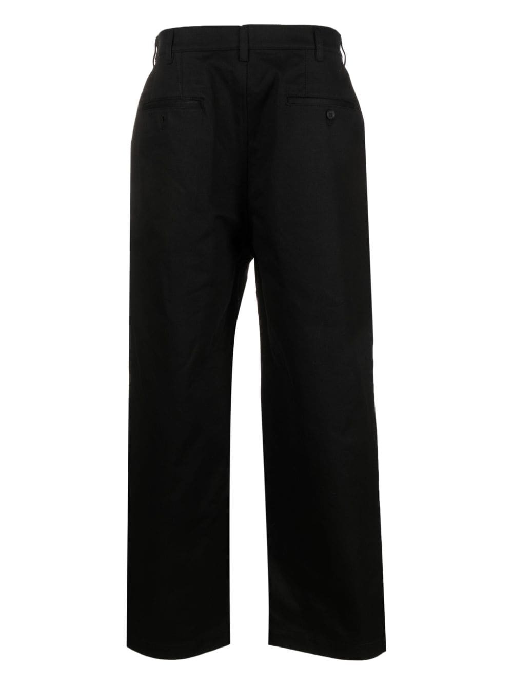 cropped cotton trousers - 2