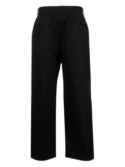 Comme des Garçons Homme cropped cotton trousers outlook