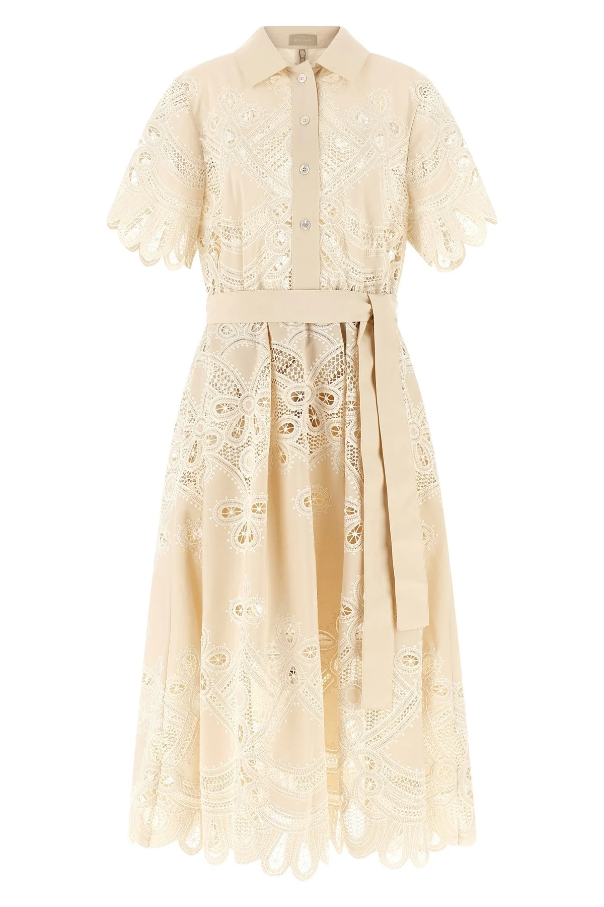 Carving Embroidery Dress - 1