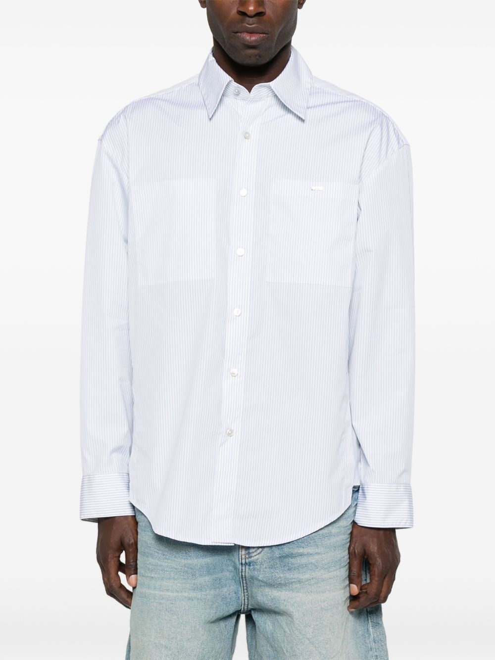 cotton-blend shirt - 3