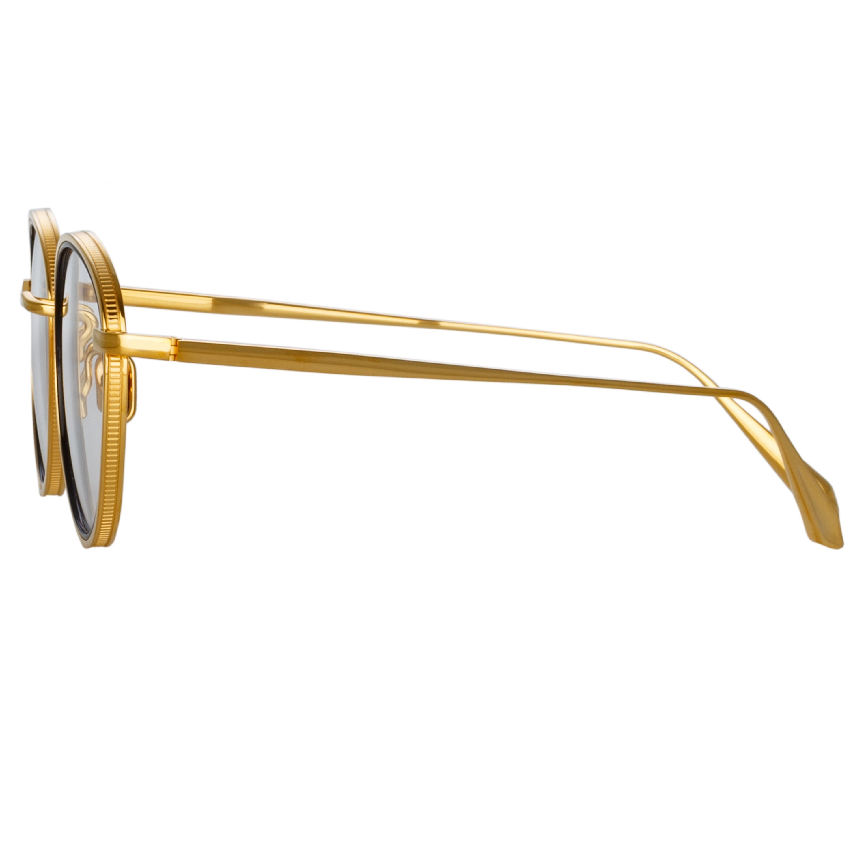 MOSS OVAL OPTICAL FRAME IN YELLOW GOLD - 3