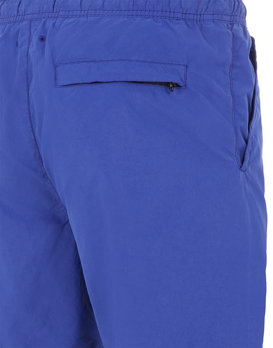 B0946 BRUSHED NYLON_GARMENT DYED ULTRAMARINE BLUE - 4