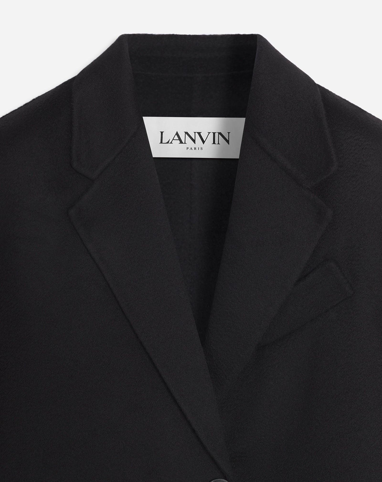 SINGLE-BREASTED TAILORED COAT IN PURE CASHMERE - 5