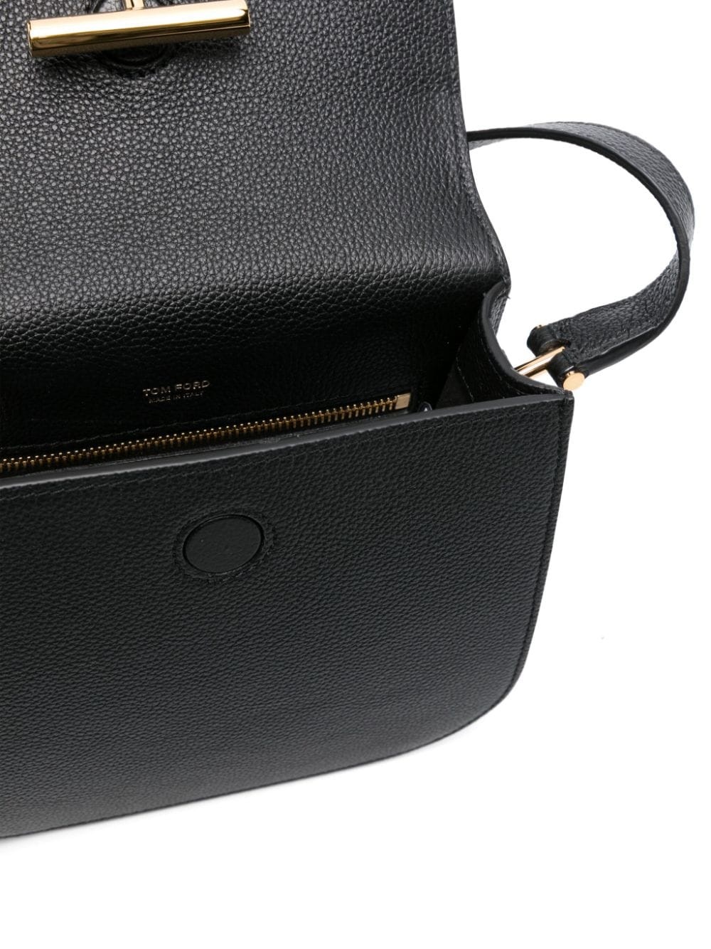 Hanging-T-hardware leather bag - 5