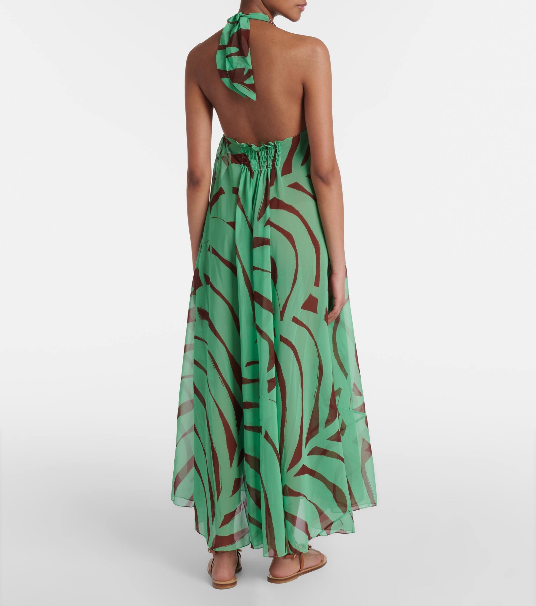 Tactile Winds georgette maxi dress - 3