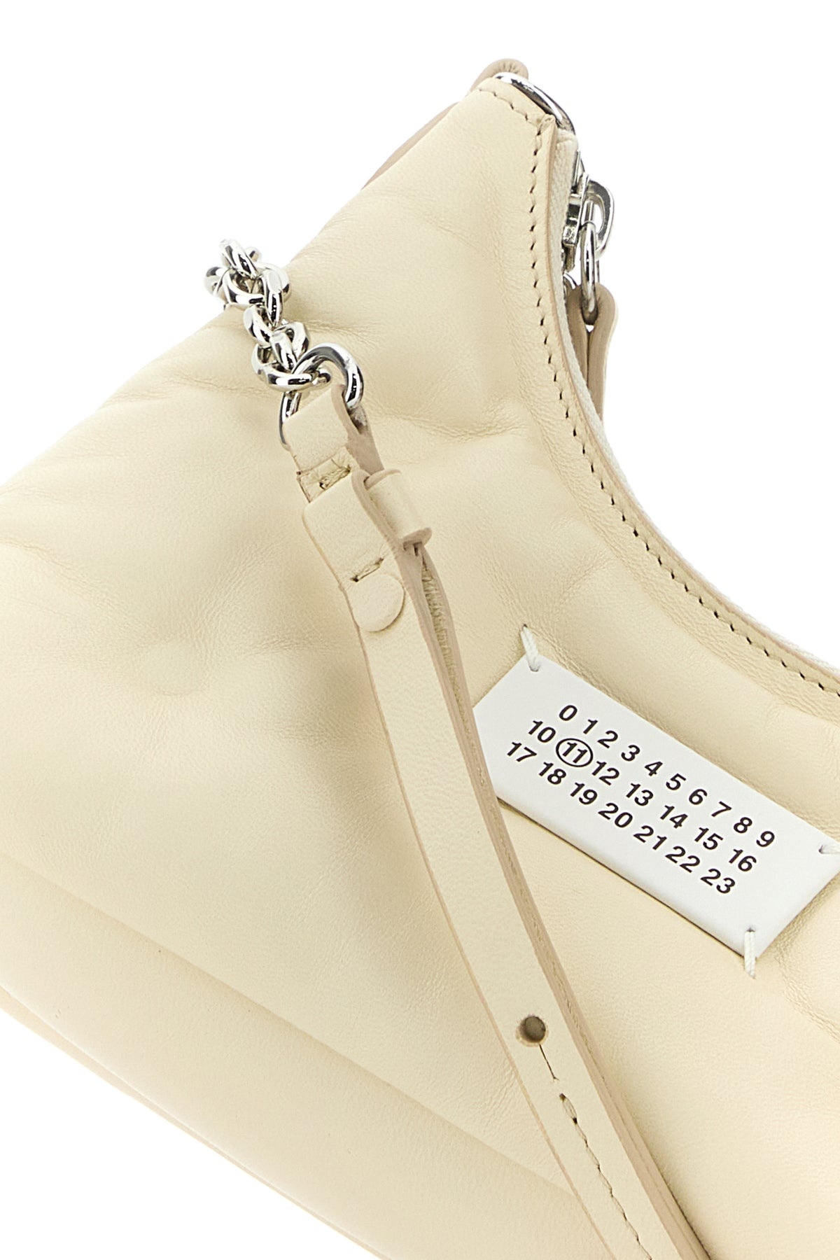 Ivory nappa leather micro Glam Slam Hobo shoulder bag - 4