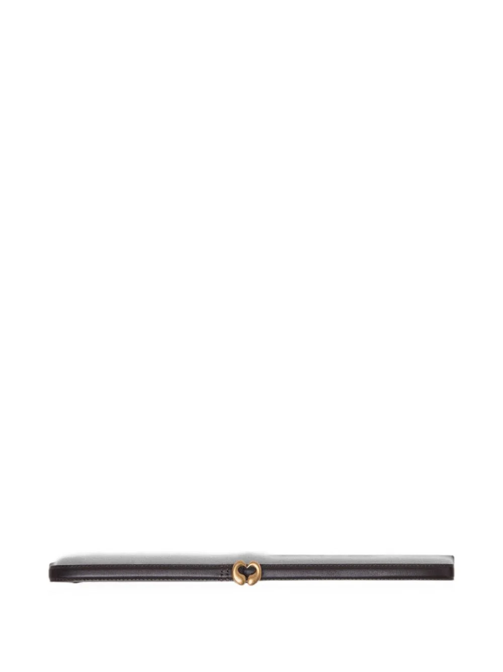 slim leather belt - 1