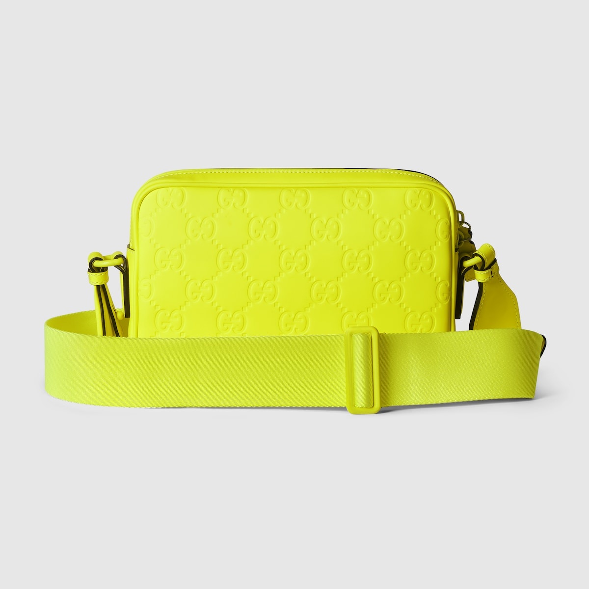 GG rubber-effect crossbody bag - 4