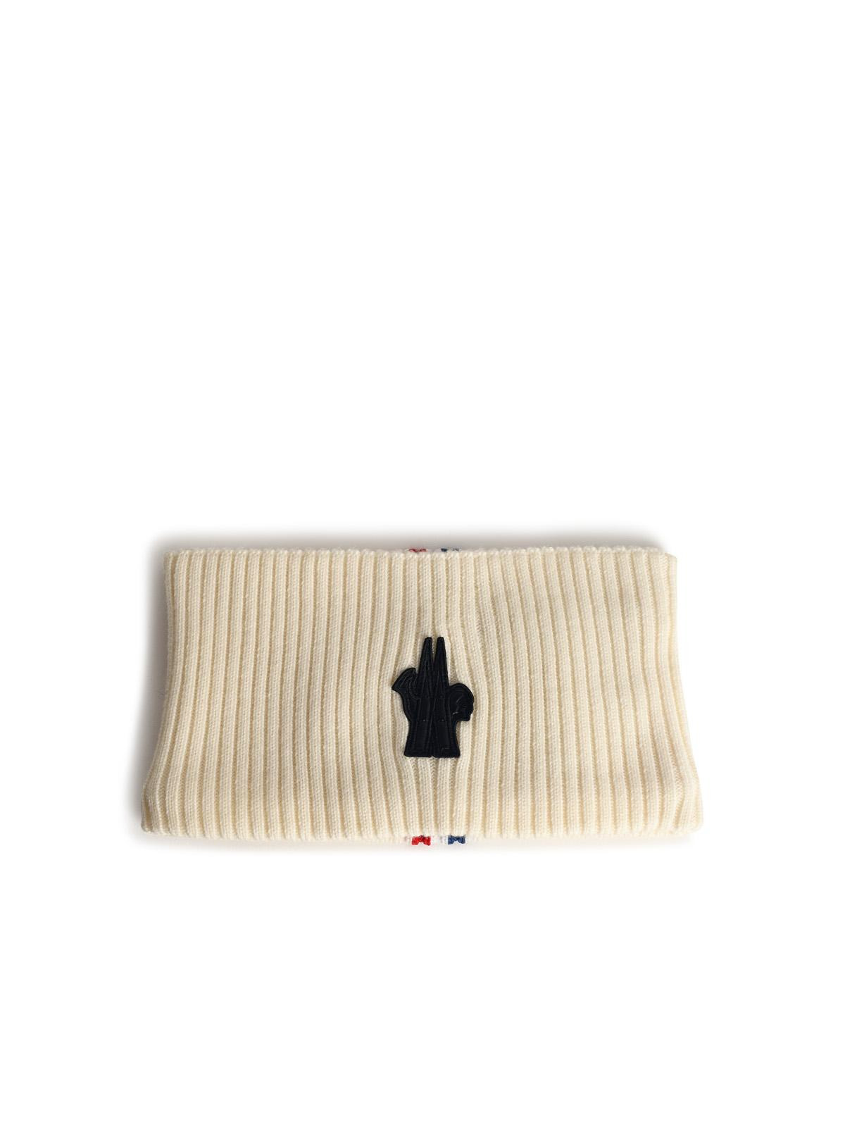 Moncler Grenoble White Virgin Wool Band Women - 1