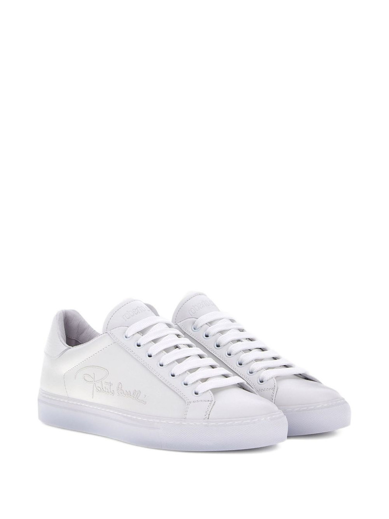 Roberto Cavalli logo-embroidered sneakers outlook
