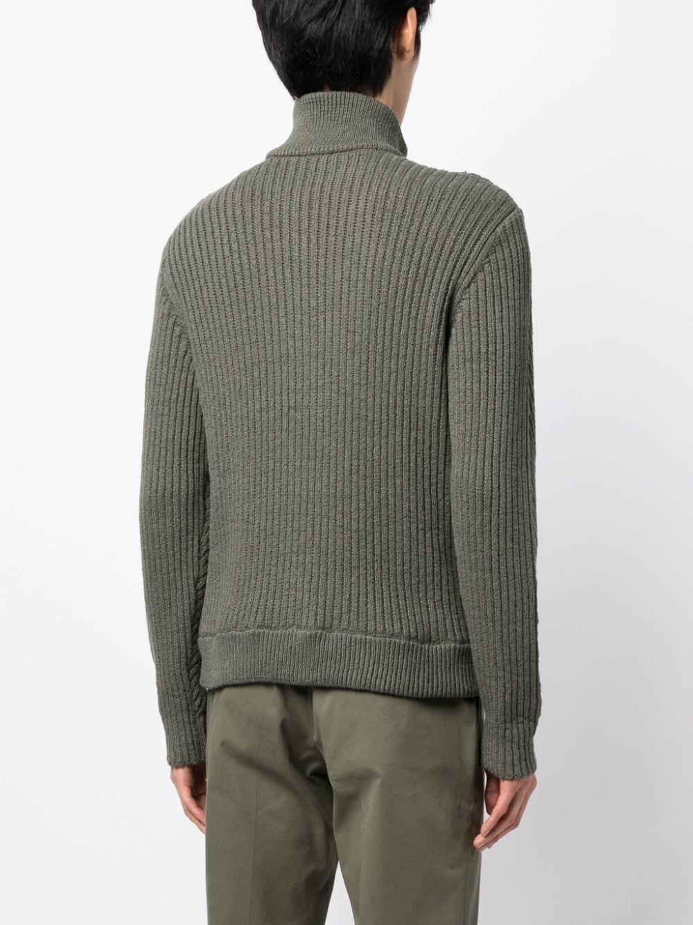 CHUNKY RIBBED COTTON JUMPER - 3