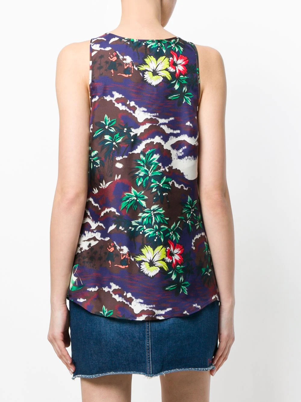 Aloha print tank top - 4