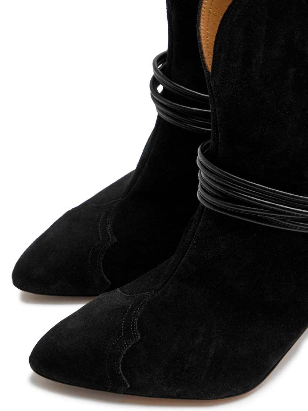 75mm Dytho metallic-detail suede boots - 4