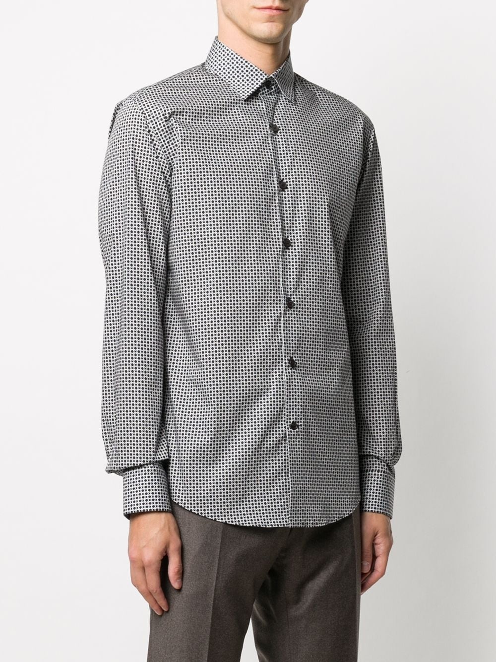 Gancini-print shirt - 3