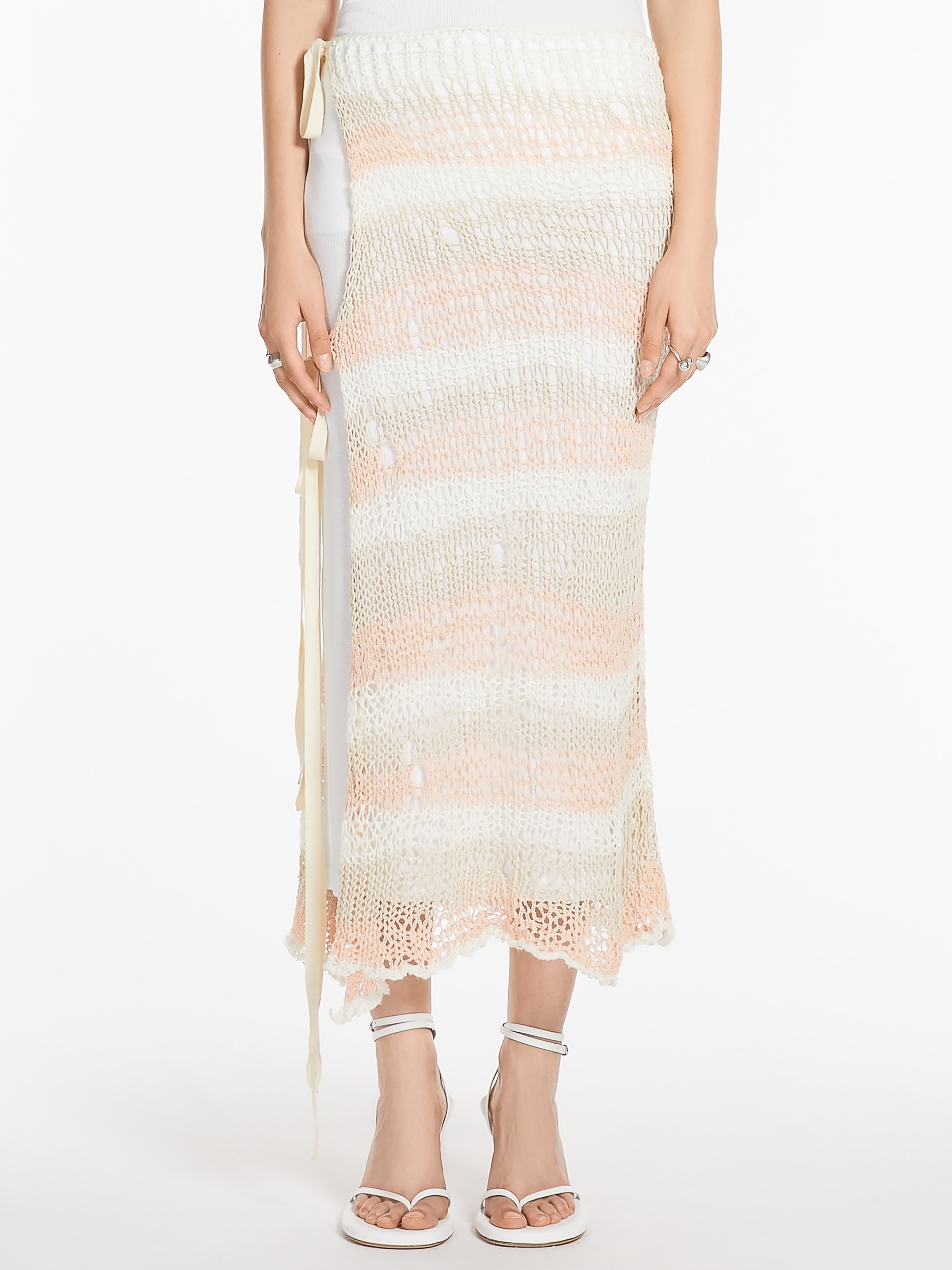 ECUADOR Striped knit skirt - 3