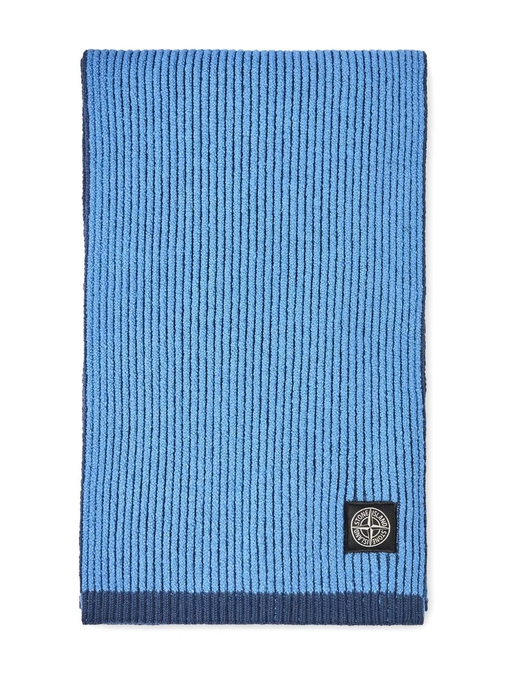 ribbed wool scarf - 1