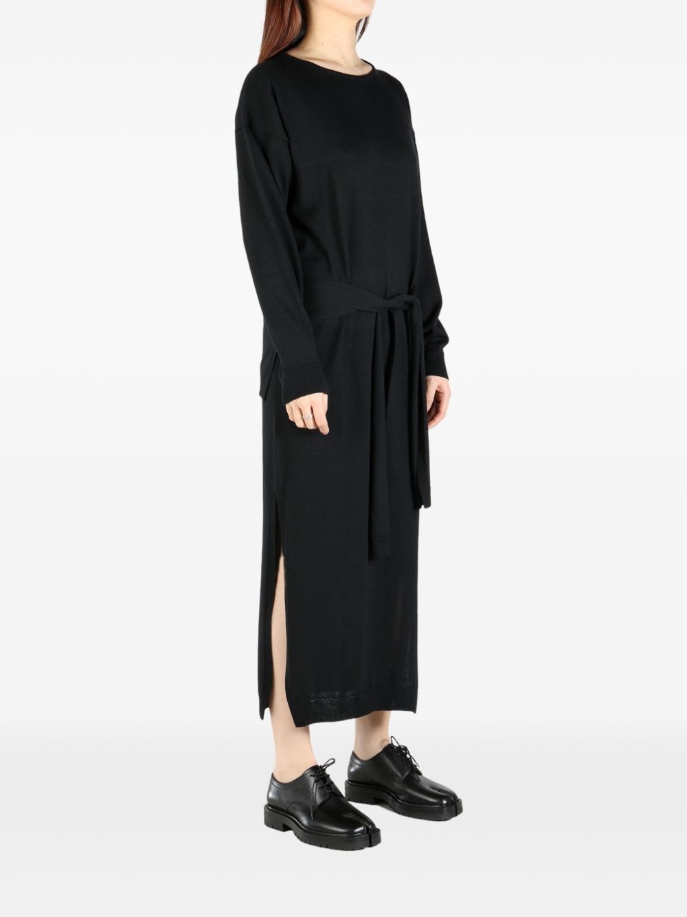 knot-detail midi dress - 3
