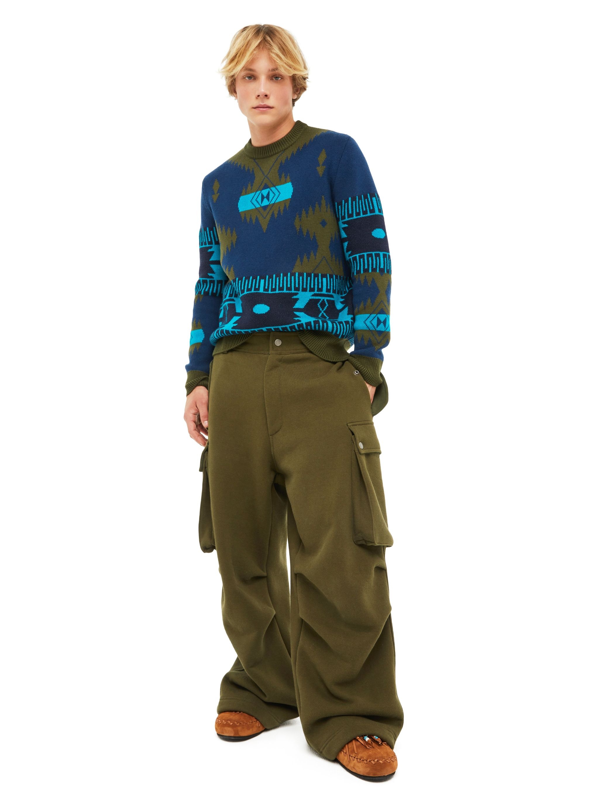 Fleece Cargo Pants - 2
