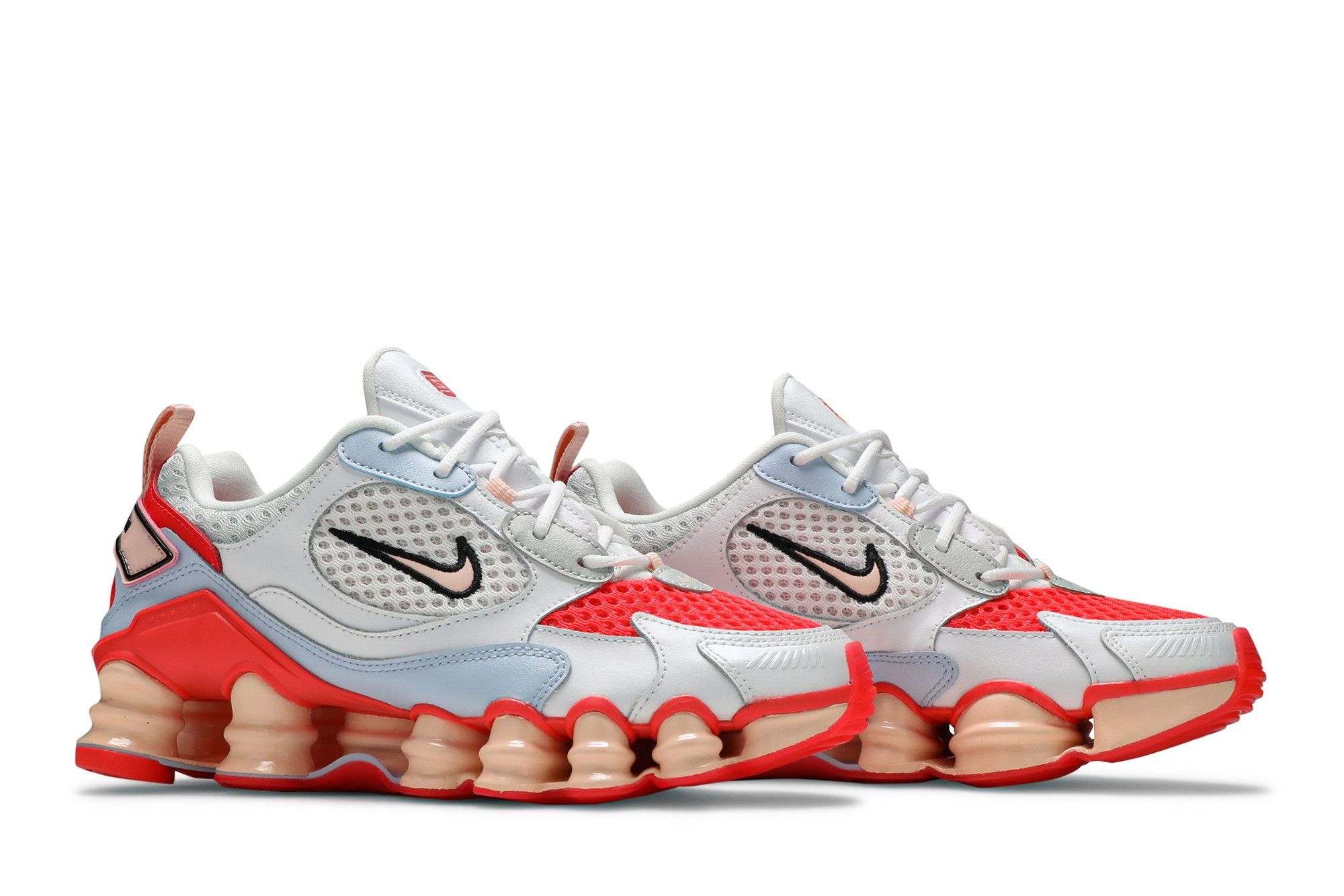 Wmns Shox TL Nova 'White Laser Crimson' - 8