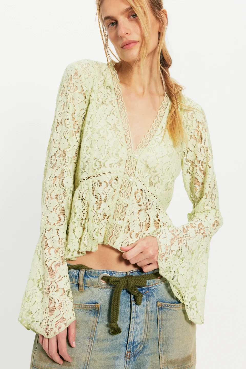 Whispering Love Lace Top - 1