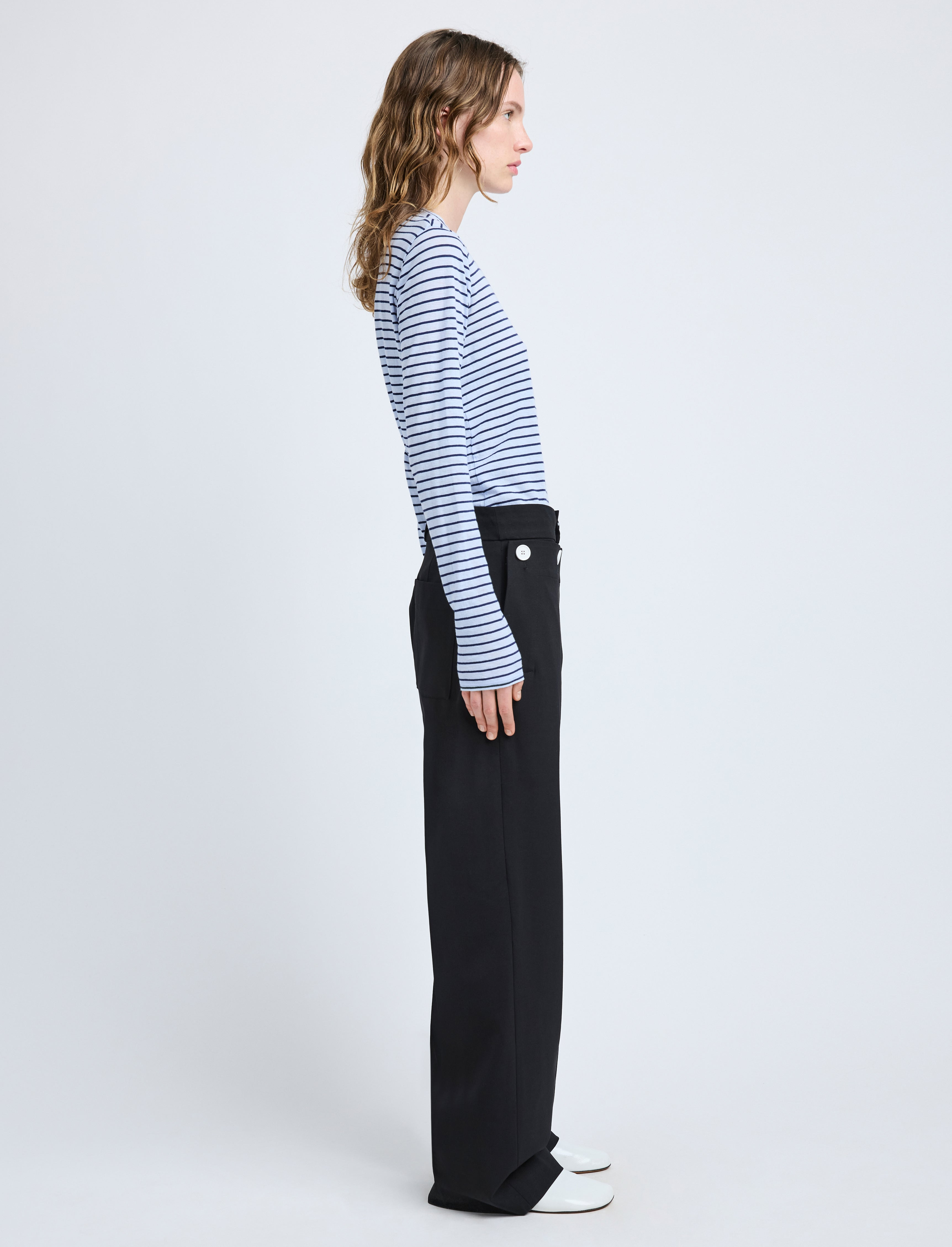 Mia T-Shirt in Cotton Stripe Jersey - 4