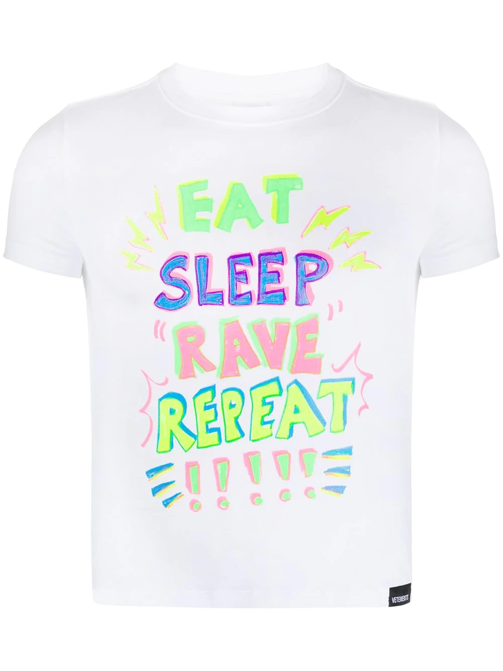 slogan-print T-shirt - 1