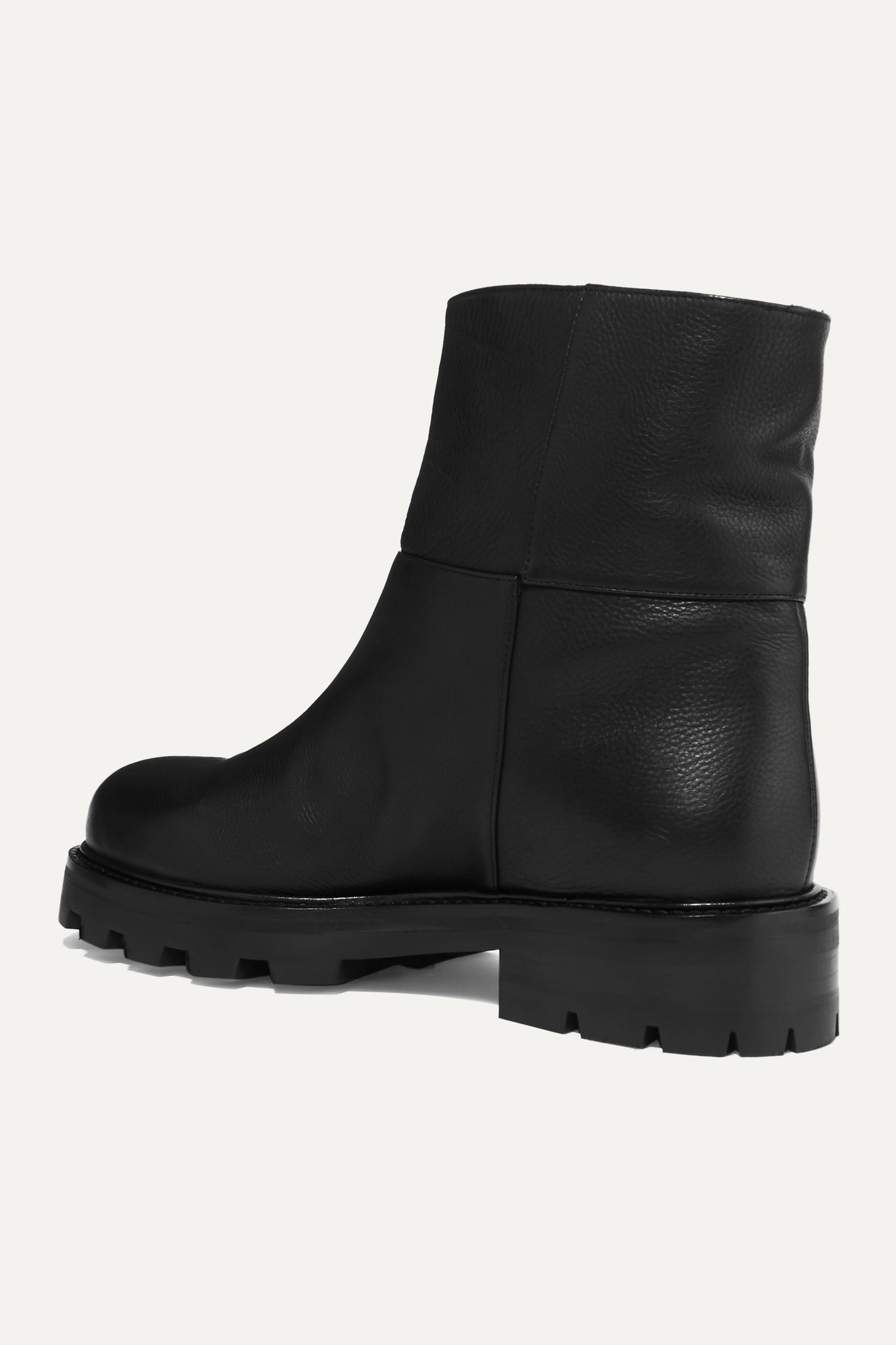 Haysel shearling-lined leather ankle boots - 4