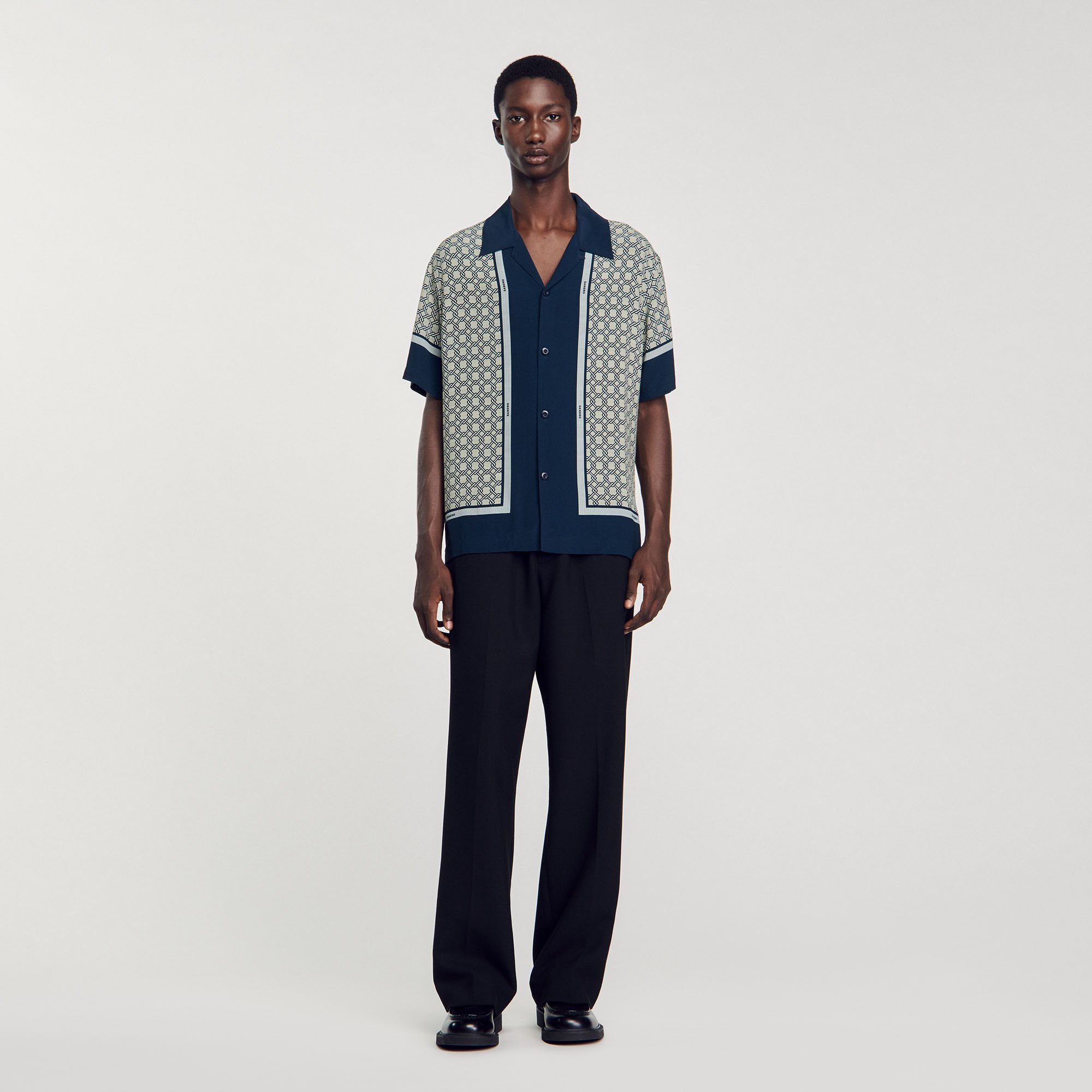SHORT-SLEEVED PATTERNED SHIRT - 2