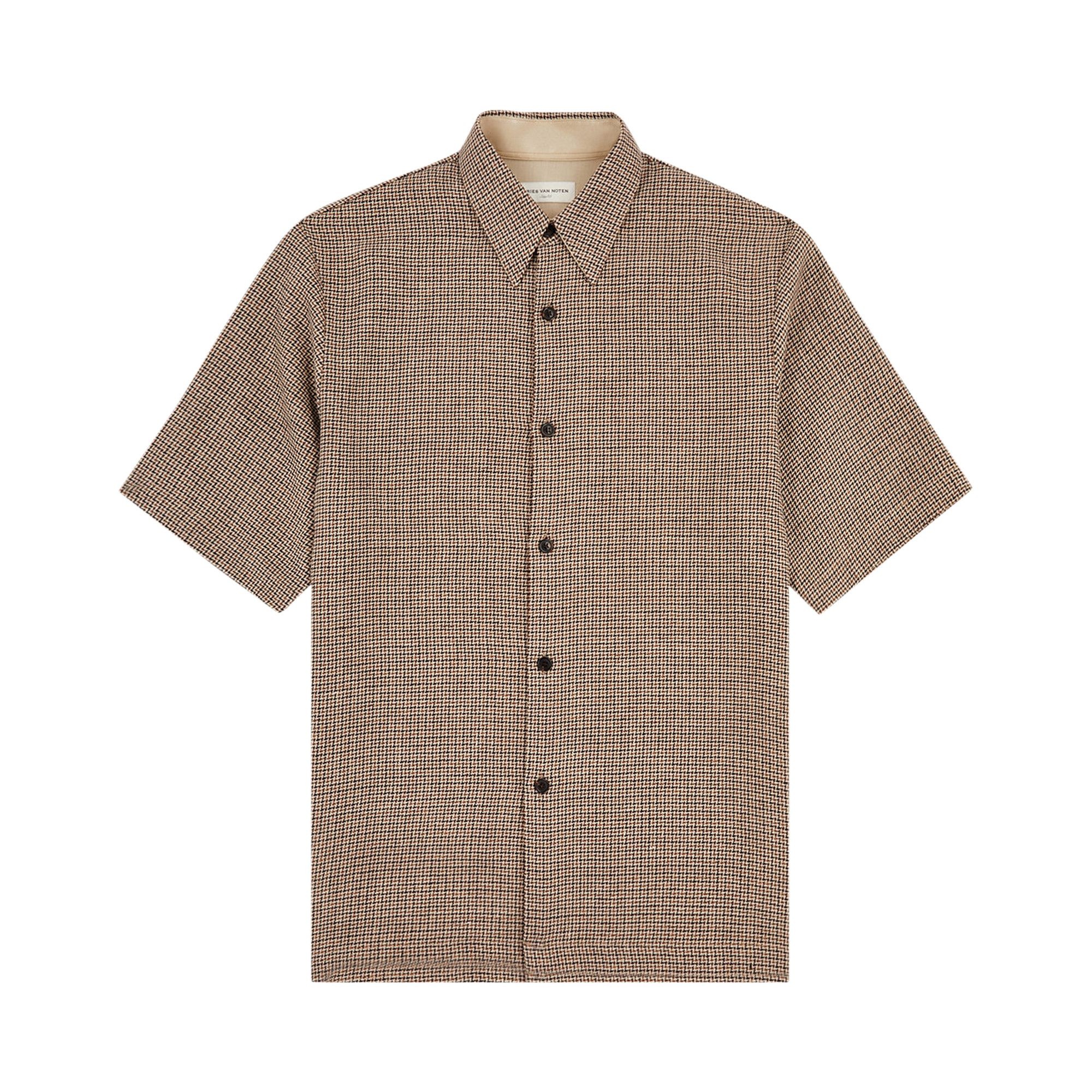 Dries Van Noten Clasen Shirt 'Camel' - 1