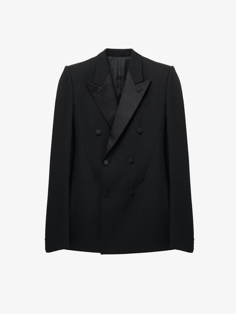 Double-breasted Tuxedo Jacket - 1