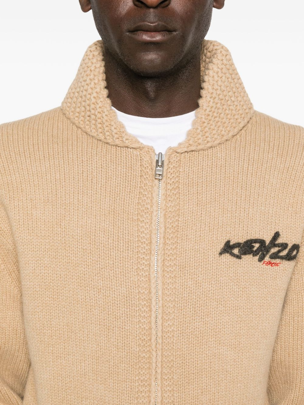 zip-up cardigan - 5