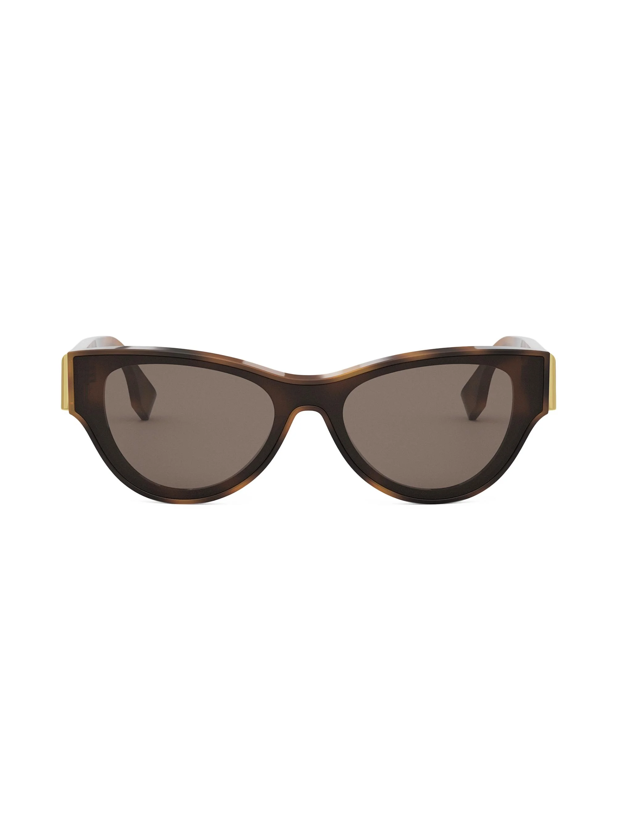 Women's Fendi First Havana 138MM Round Sunglasses - Blonde Havana Brown - 1