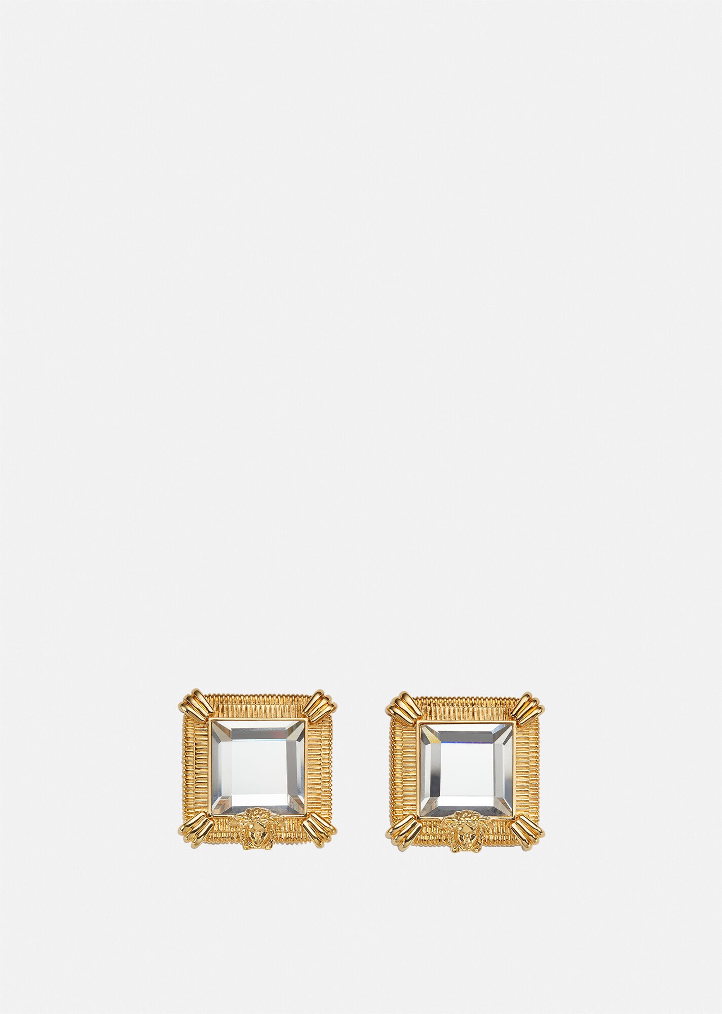 Medusa Biggie Crystal Earrings - 1