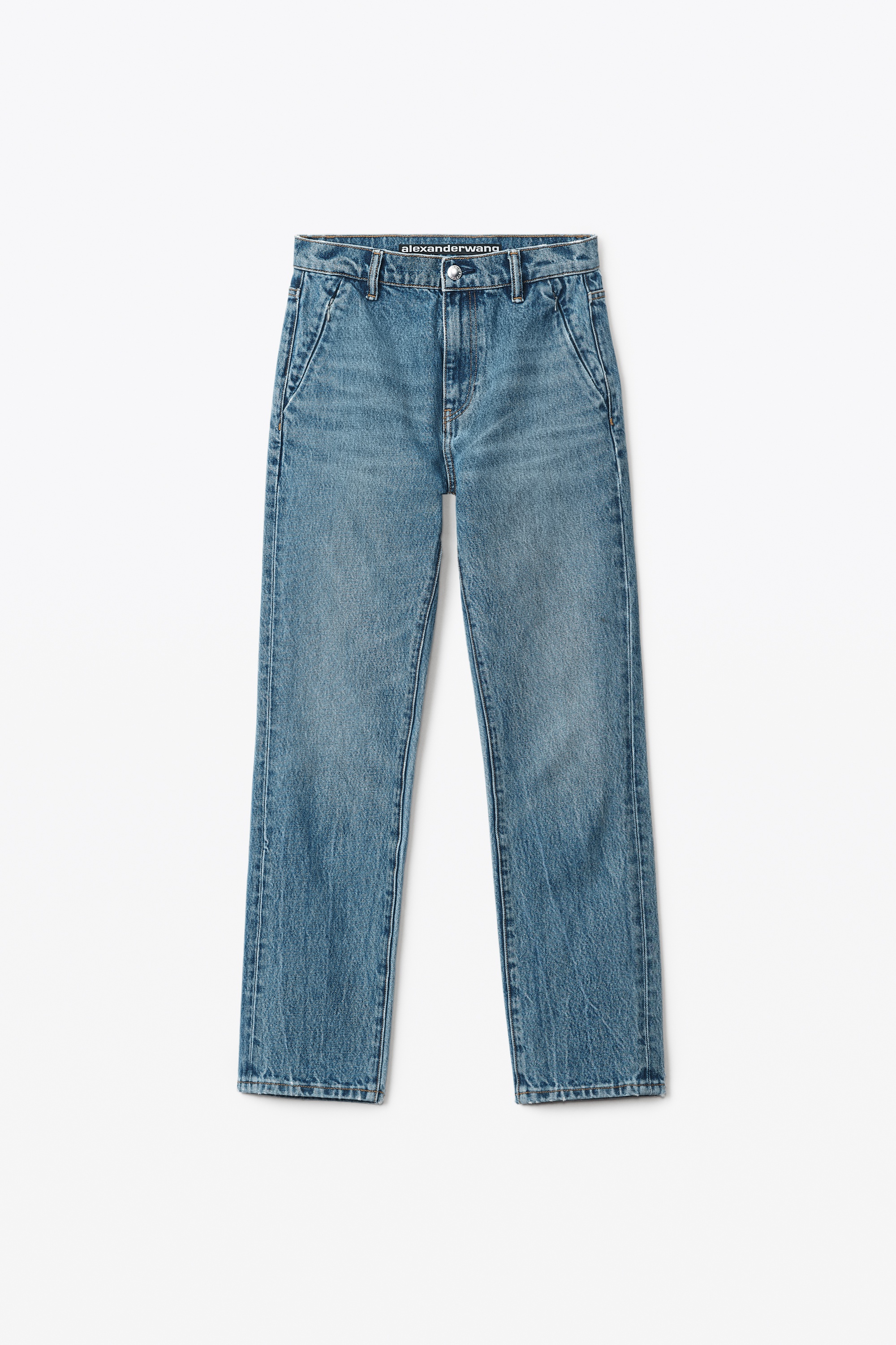 OG HIGH-RISE STOVEPIPE JEAN IN DENIM - 1