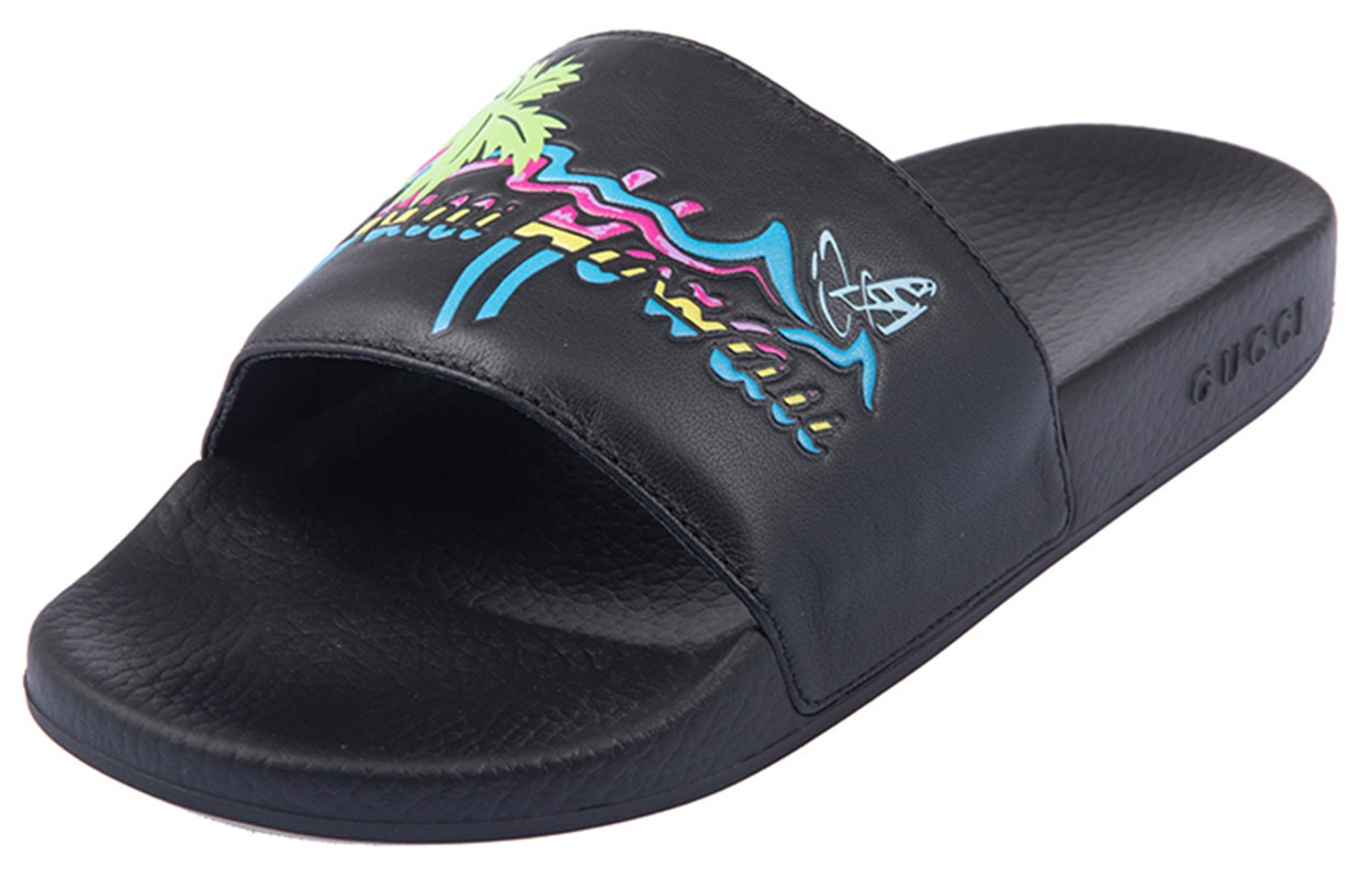 Gucci Pursuit Slide 'Hawaii - Black' 630601-DIR00-1000 - 4