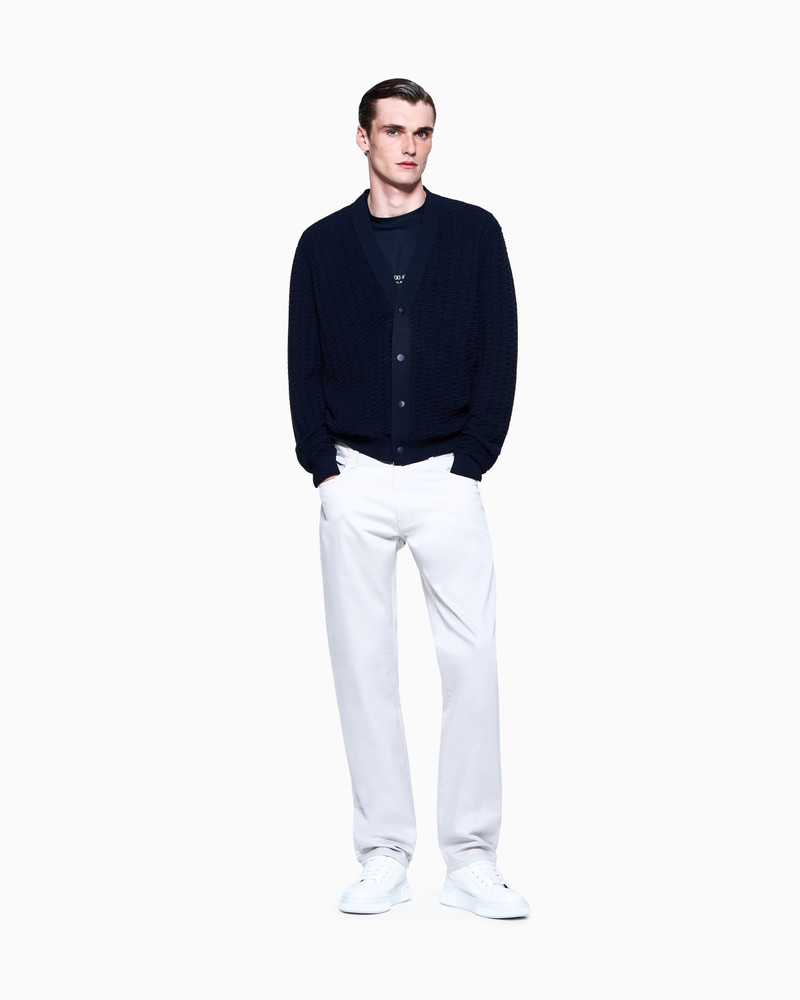 STRETCH-COTTON, REGULAR-FIT, FIVE-POCKET TROUSERS 2