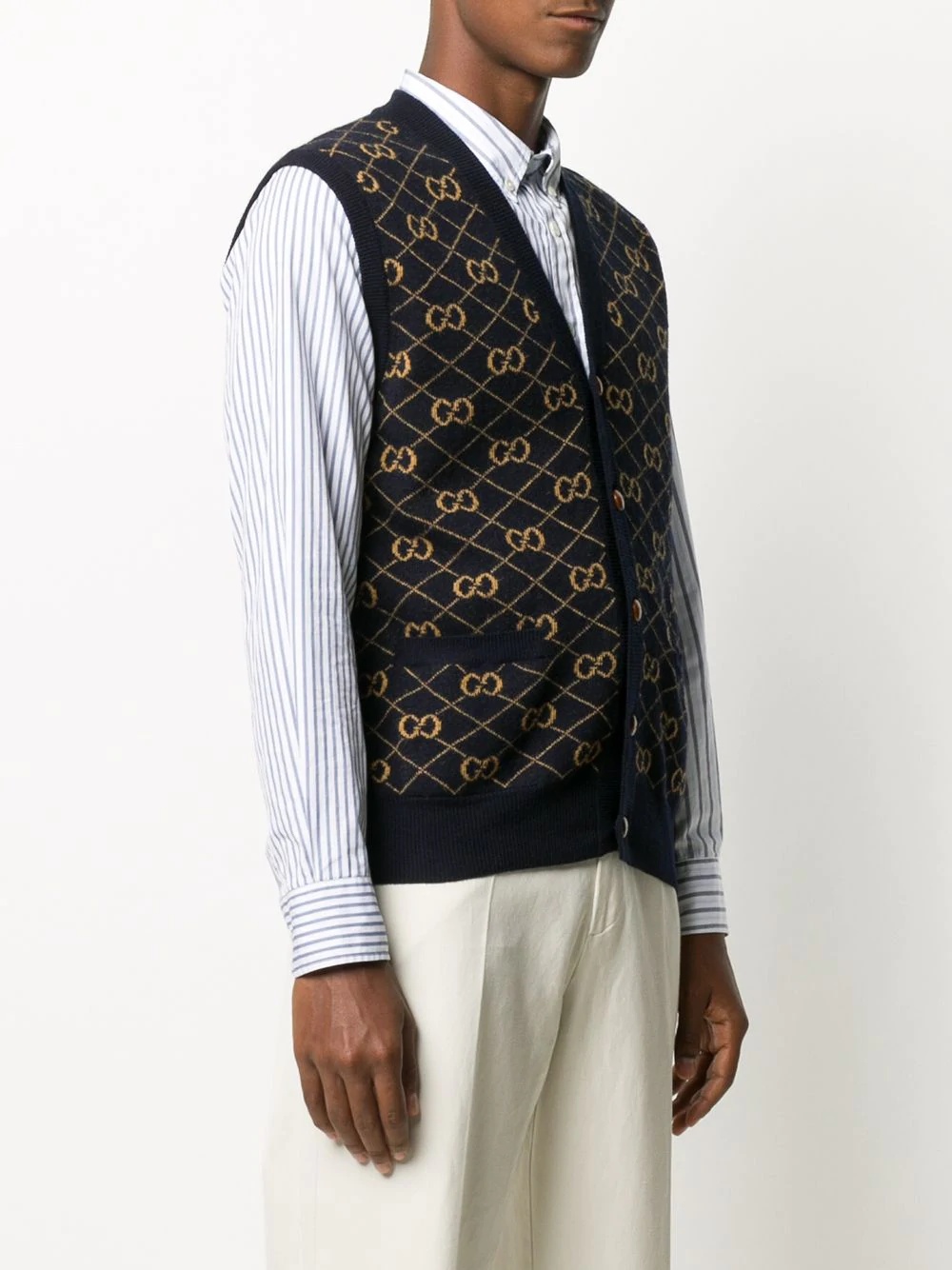 GG sweater vest - 3