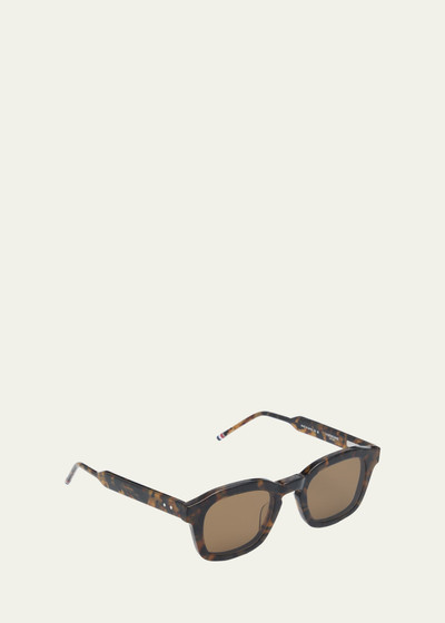 Thom Browne Men's Acetate Rectangle Sunglasses outlook