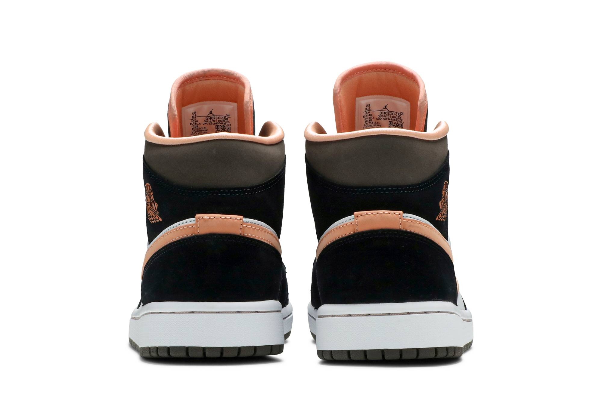 Wmns Air Jordan 1 Mid SE 'Peach Mocha' - 6
