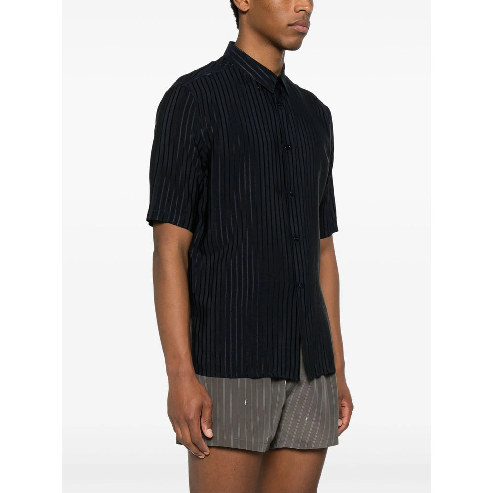 Saint Laurent Blue Shirts Men - 3