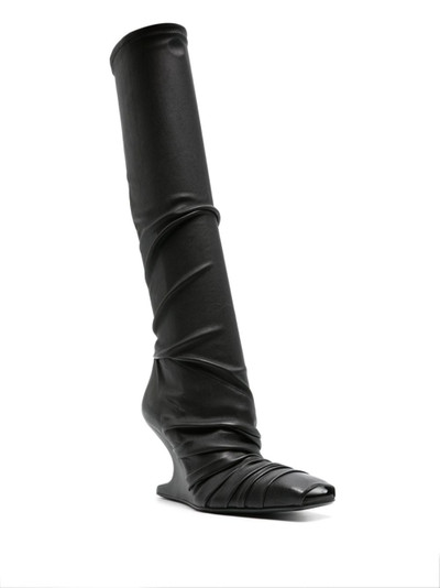 Rick Owens Cantilever Sisy 80mm leather boots outlook