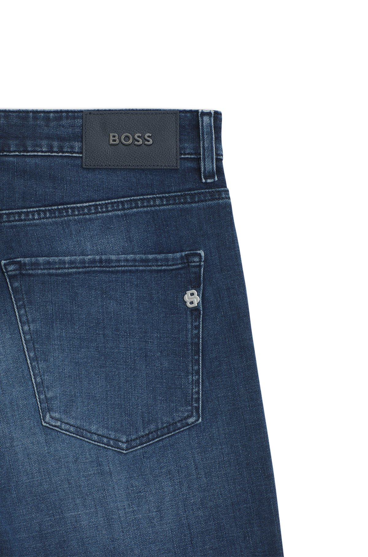 SLIM-FIT JEANS IN RINSE-WASHED COMFORT-STRETCH DENIM - 6