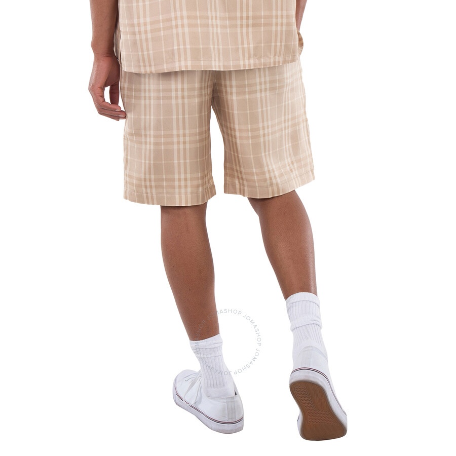 Burberry Checked Elasticated-Waist Shorts - 3