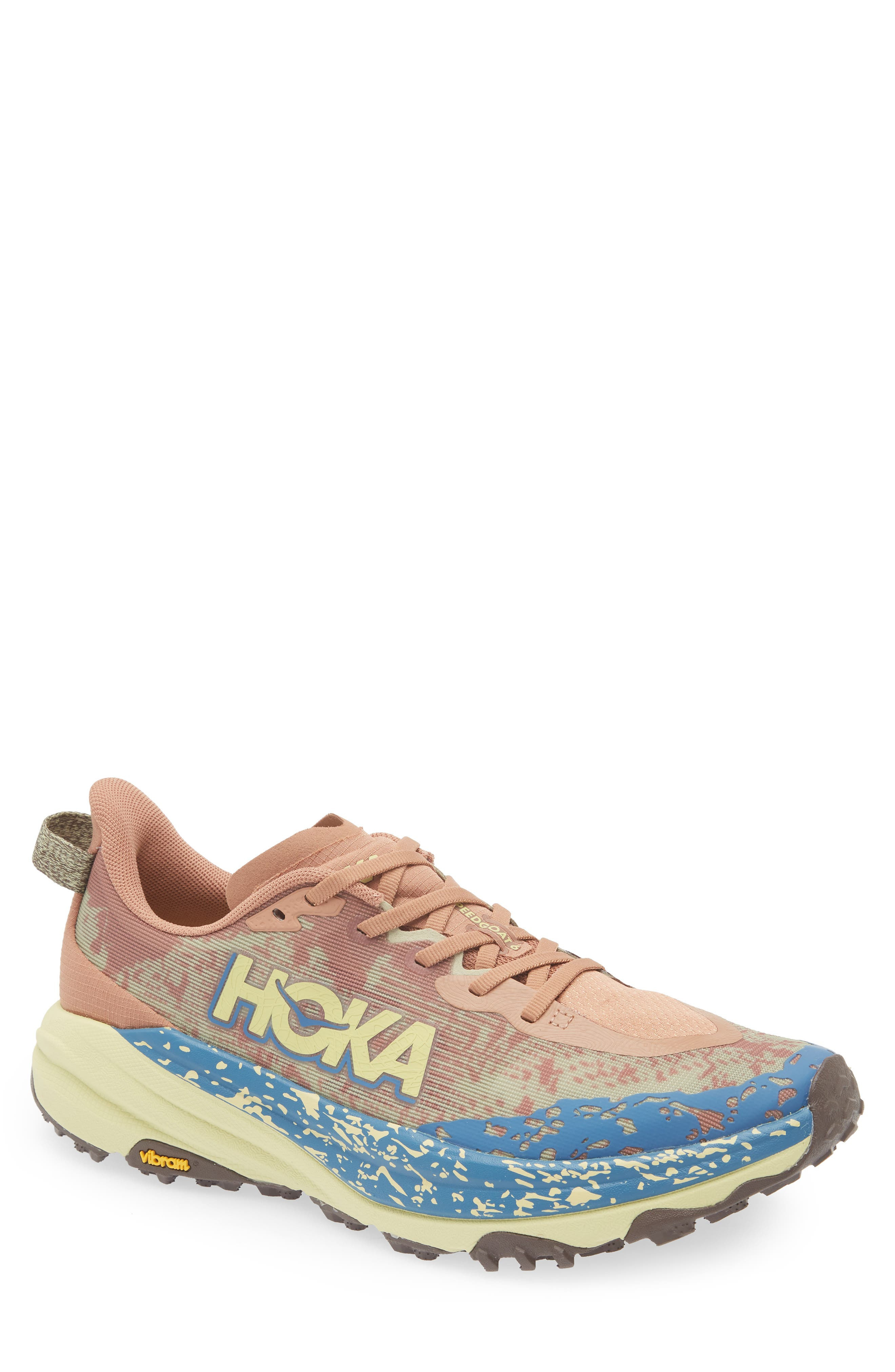 HOKA Speedgoat 6 Trail Running Shoe in Maple /Cardamom at Nordstrom - 1