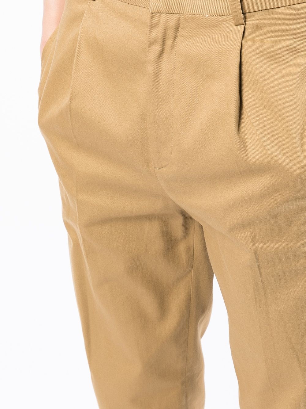 tailored-cut cropped trousers - 5