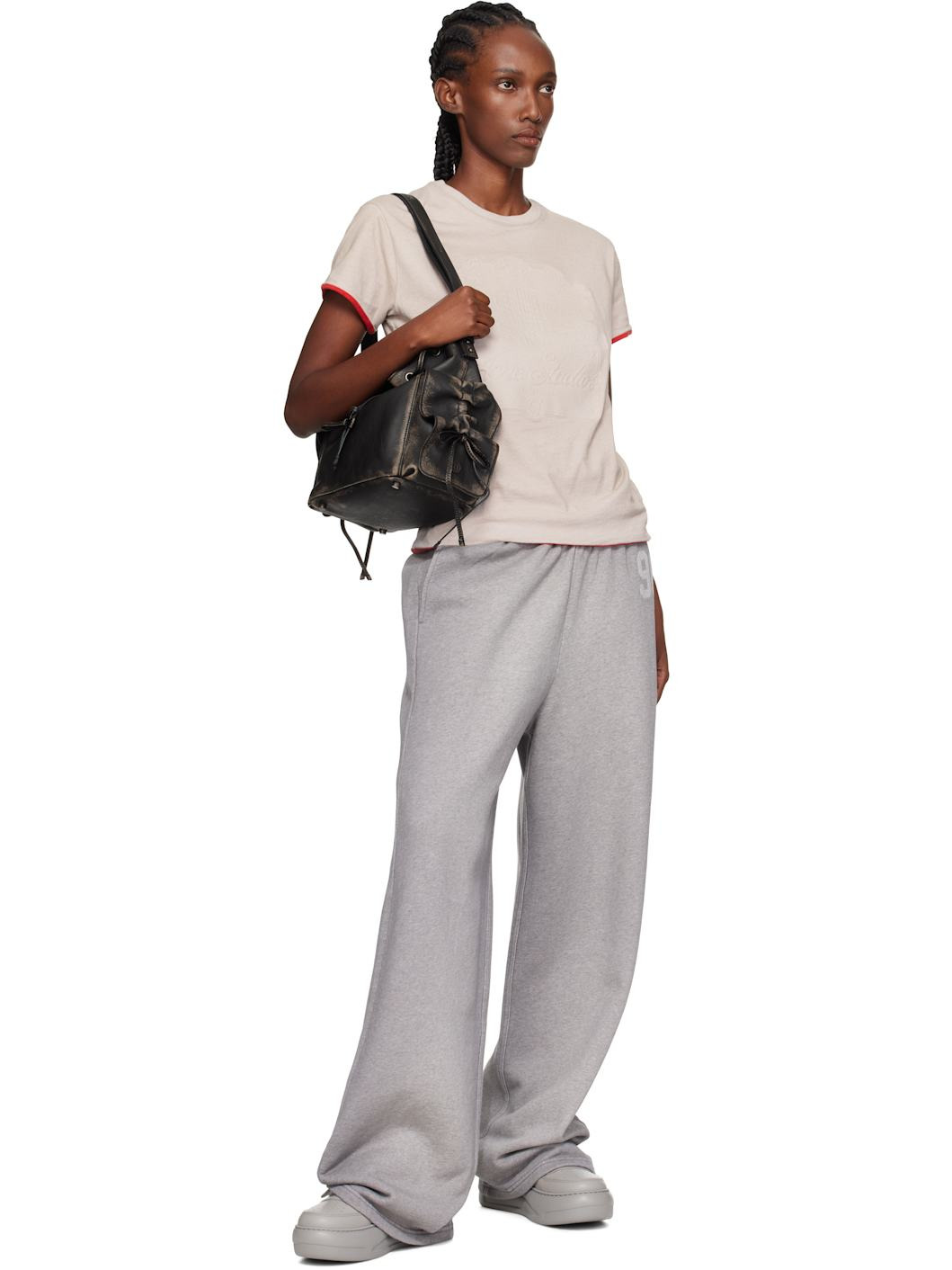 Gray Velcro Strap Platform Sneakers - 5