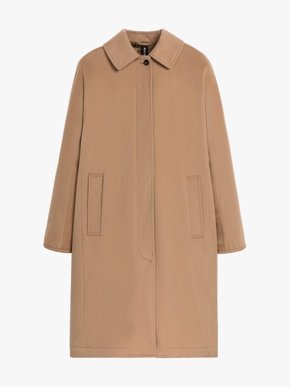 JEAN CAMEL STORM SYSTEM WOOL COAT - 1