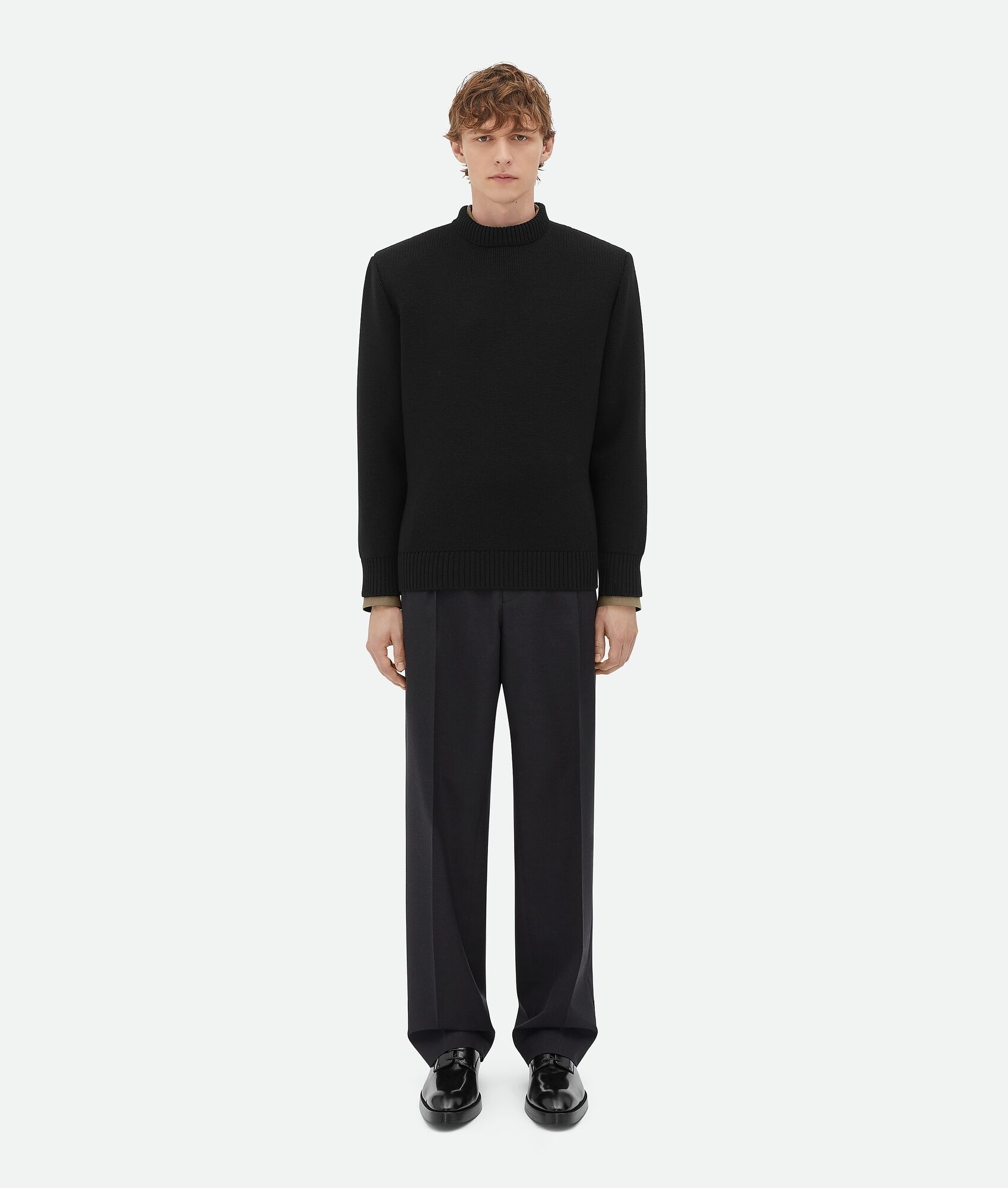 Classic Wool Tailored Jumper - 4
